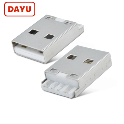 USB A公座大电流白胶摸顶防开口