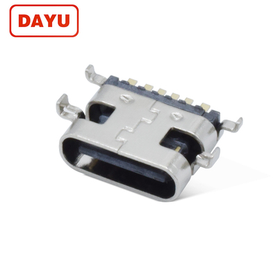 Type-C6P沉板SMT贴片母座0.8/1.6