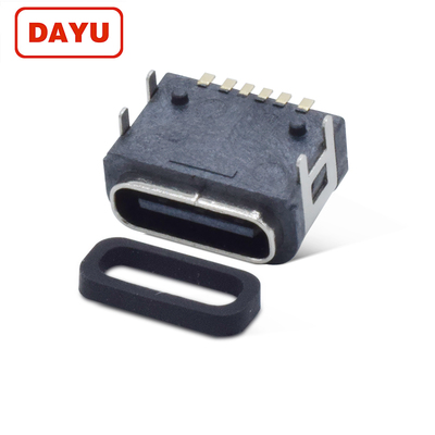 防水TYPE C母座6P