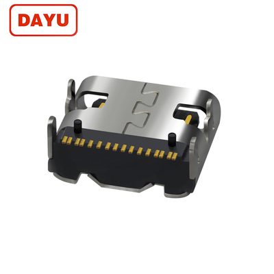 TYPE C母座16P贴片三次成型C7025